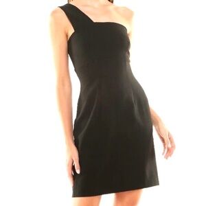 NWOT Nicole Miller Lola One Shoulder LBD Cocktail Dress women’s size 10